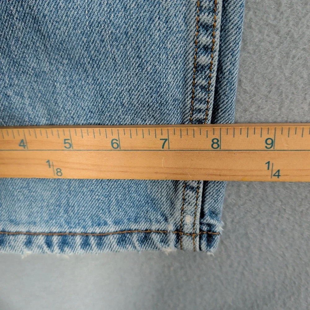Levi's 505 Jeans Mens 33x32 Blue Regular Fit Straight‎ Leg Denim Cotton Casual